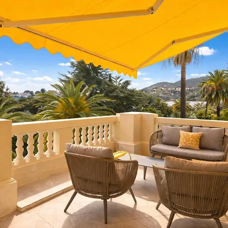 شقة Terrasse D'azur - Sea View - Near Monaco - Private Park