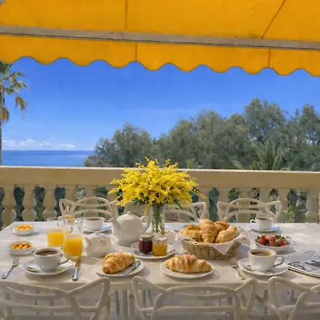 Terrasse D'azur - Sea View - Near Monaco - Private Park 芒通