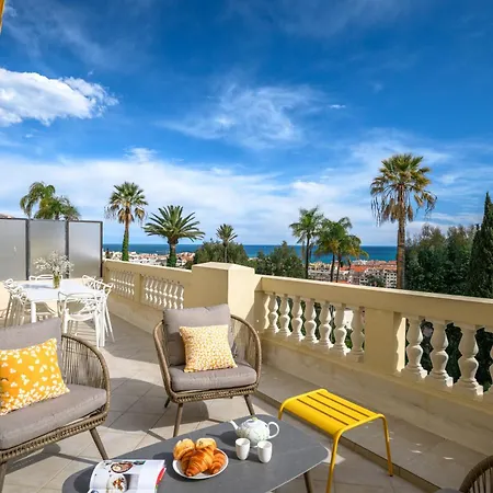 Terrasse D'azur - Sea View - Parking - Near Monaco - Private Park - Marques * Ментона