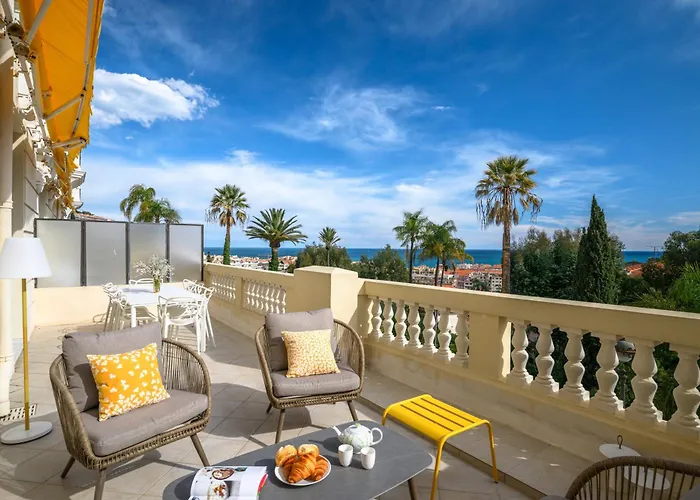 Terrasse D'azur - Sea View - Parking - Near Monaco - Private Park - Marques * マントン