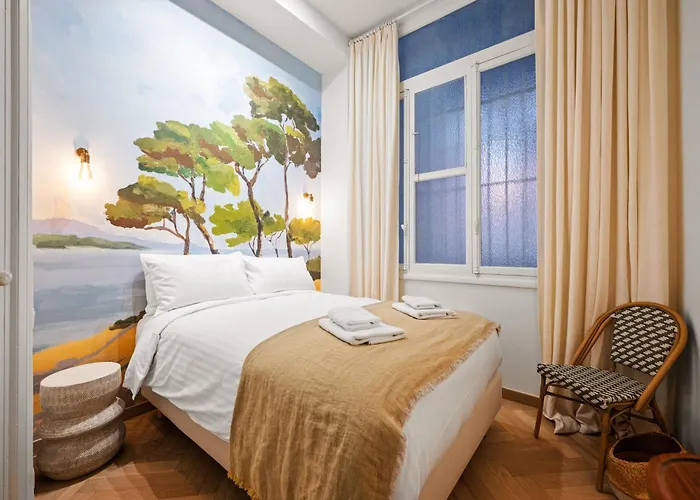 Terrasse D'azur - Sea View - Parking - Near Monaco - Private Park - Marques 芒通