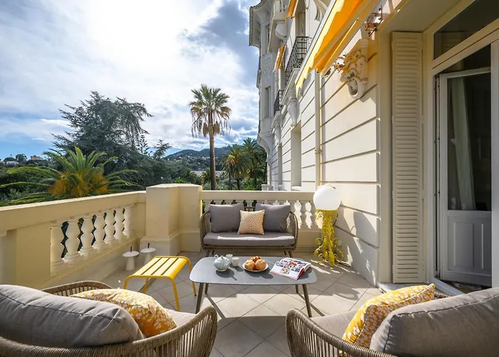 Terrasse D'azur - Sea View - Parking - Near Monaco - Private Park - Marques